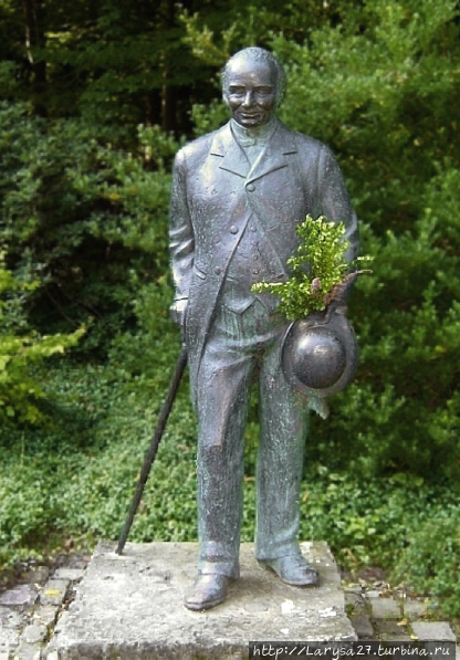 Бремен. Памятник Людвигу Кнопу в Кнопс парке. Бремен, Германия