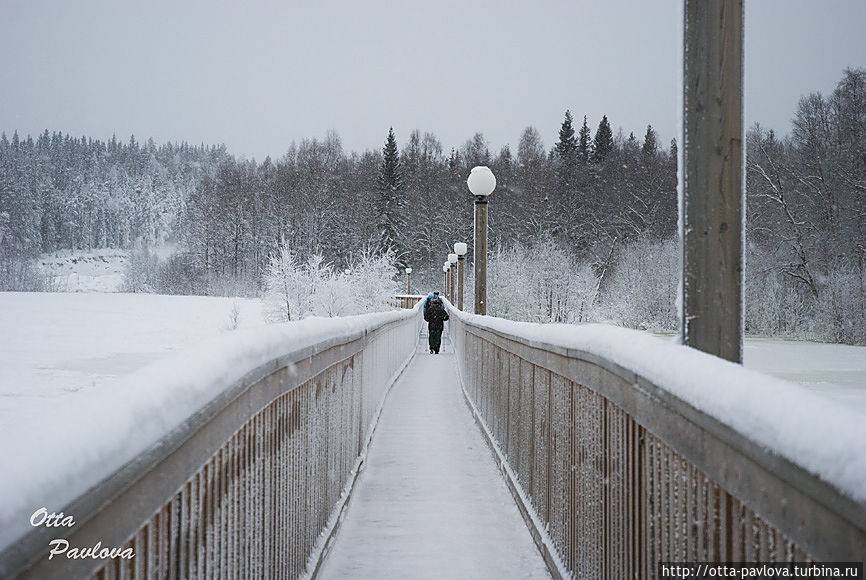 Стурфоршен зимой Швеция