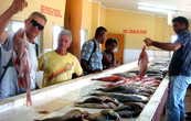 На рыбном рынке города Нади можно проводить экскурсию