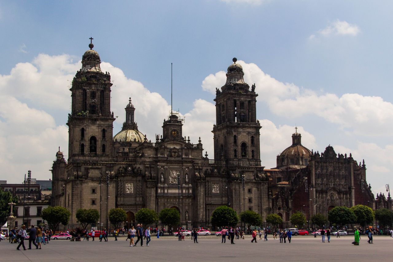 Мехико. Площадь Конституции Мехико, Мексика