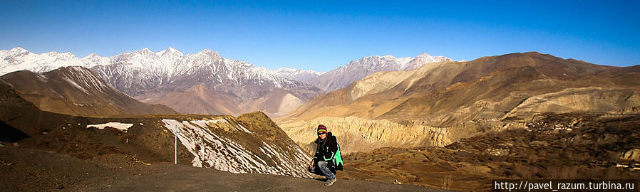 Панорама Мустанга Джомсом, Непал
