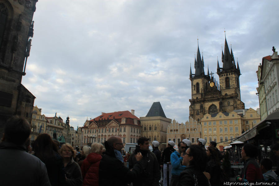 Староместске намести и Тынский храм Прага, Чехия
