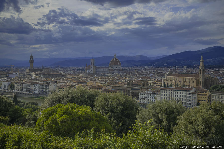 Италия, Флоренция. Площадь Микеланджело Флоренция, Италия