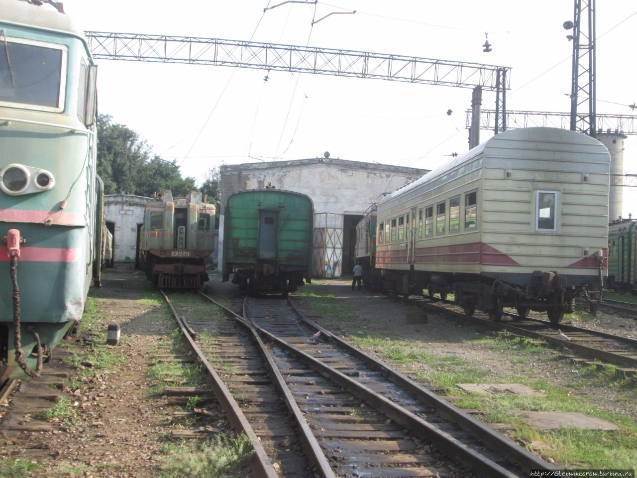 Прогулка в железнодорожное депо вокзала Кутаиси-1 Кутаиси, Грузия