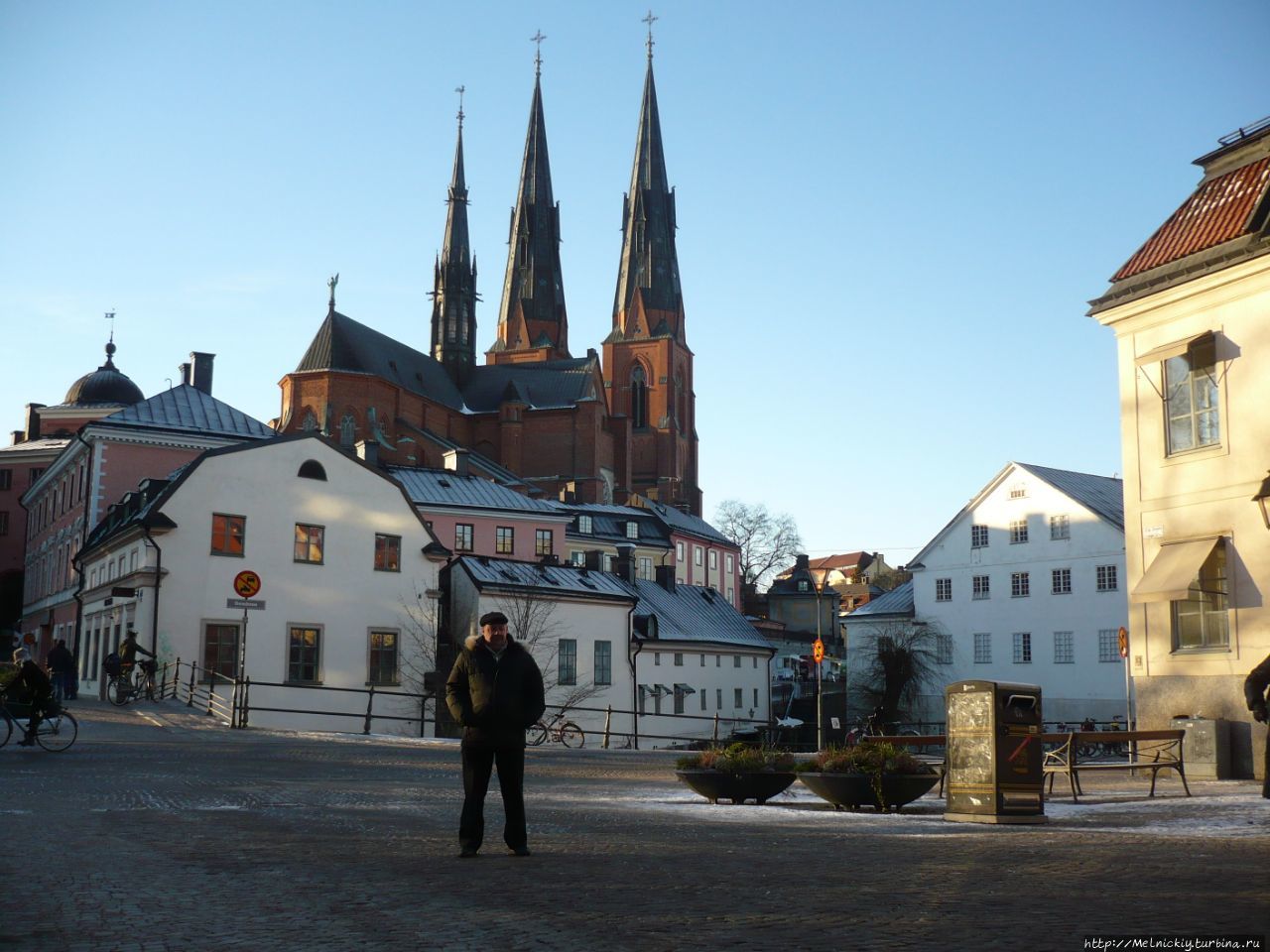 Новогодняя прогулка по древнему шведскому городу Уппсала, Швеция