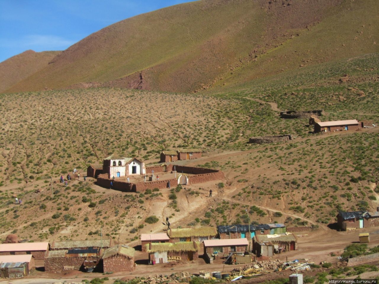 Андская деревня Мачука Мачука, Чили