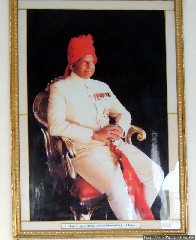 Махараджа Sawai Bhawani Singh Ji — отец нынешней принцессы-махарани Джайпур, Индия