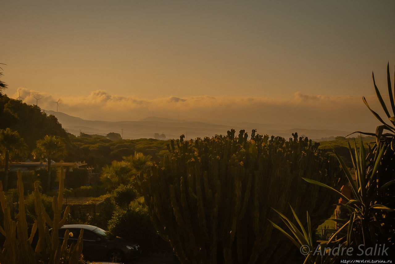 Рассвет в Tarifa, Spain Тарифа, Испания