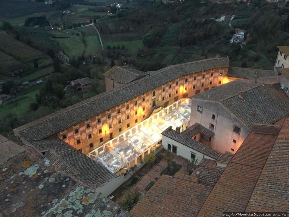 Пешеходный маршрут в городе San Miniato Сан-Миниато, Италия