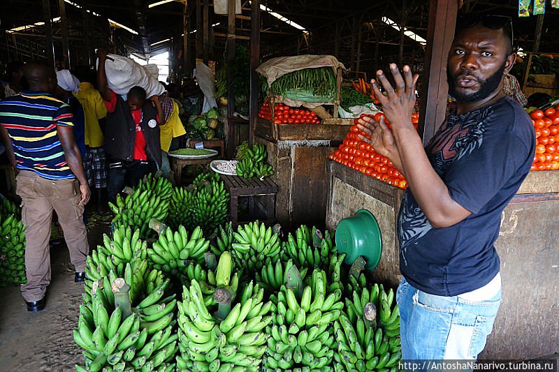Зеленые бананы. Кигали, Руанда