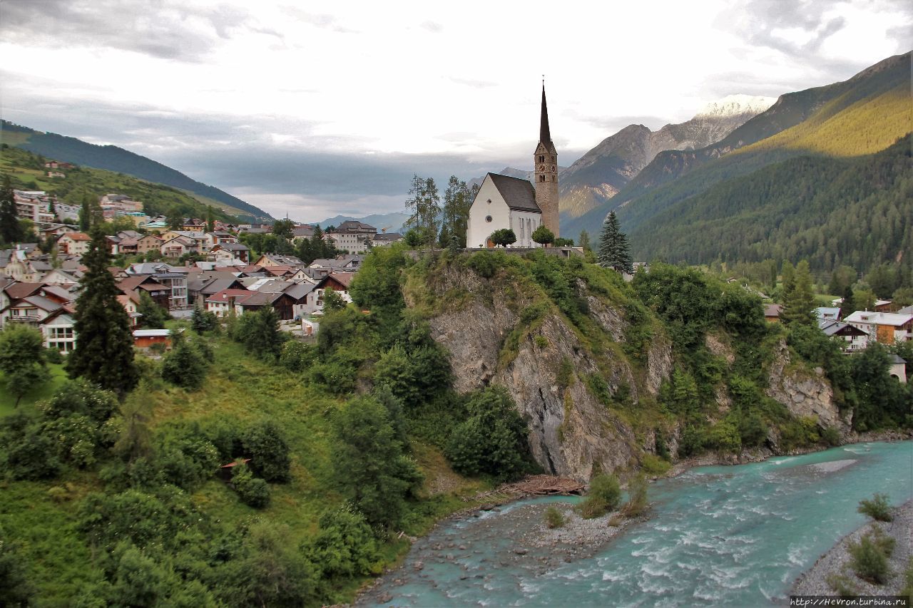 Жемчужина нижнего Энгадина Скуоль, Швейцария