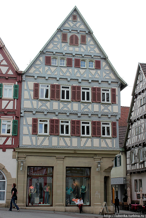 Эти замечательные фахверковые  домики Херренберга Херренберг, Германия