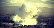 Iceland geyser Strokkur.