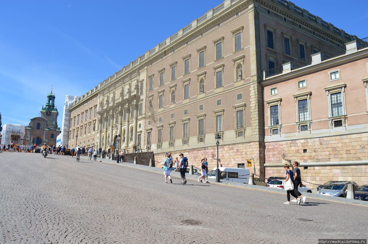 Южный фасад дворца Стокгольм, Швеция