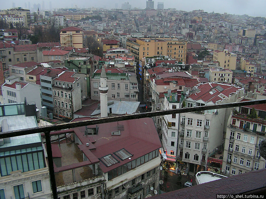 Галатская башня и виды с неё Стамбул, Турция