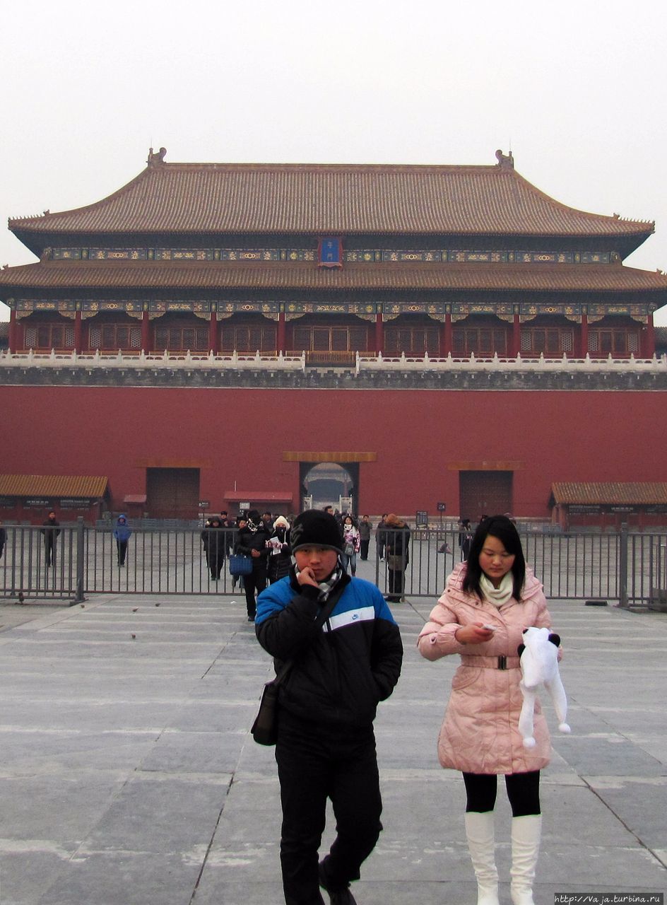 Прогулка по зимнему Пекину Пекин, Китай