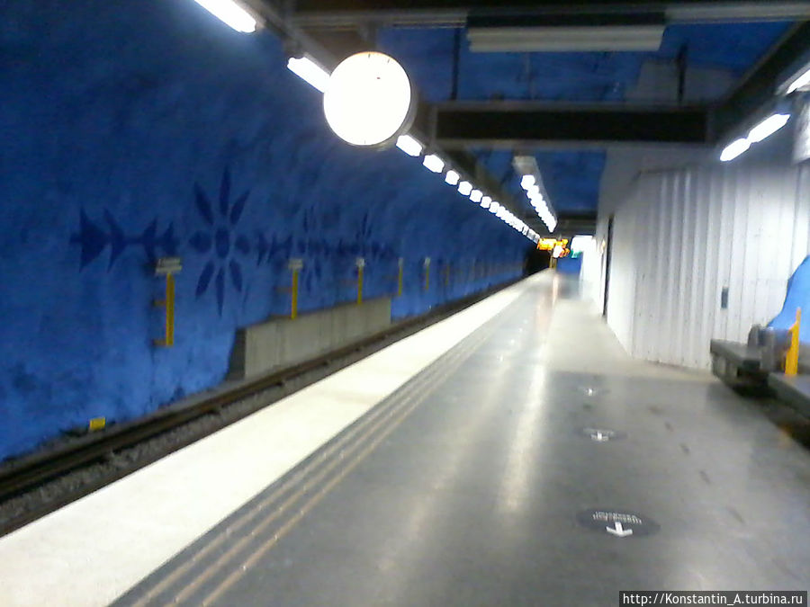 Рождество и метро Стокгольма Стокгольм, Швеция