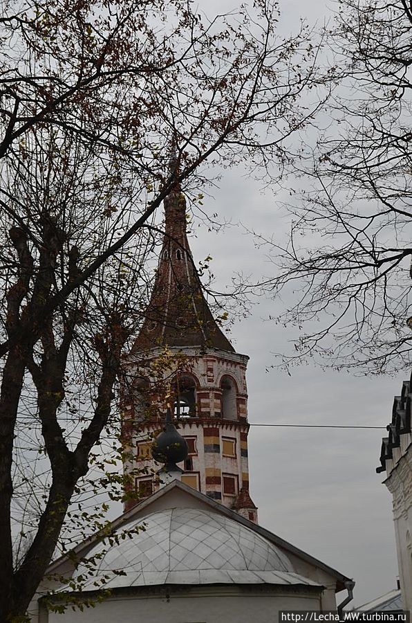 Колокольня дудка Лазаревской церкови 1667 год Суздаль, Россия