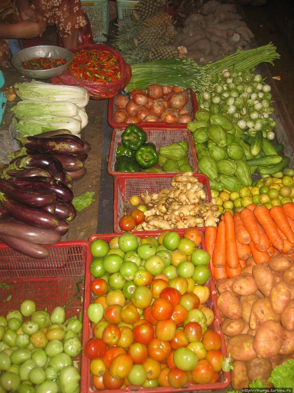 Рынок Phsar Leu Market Сиануквиль, Камбоджа