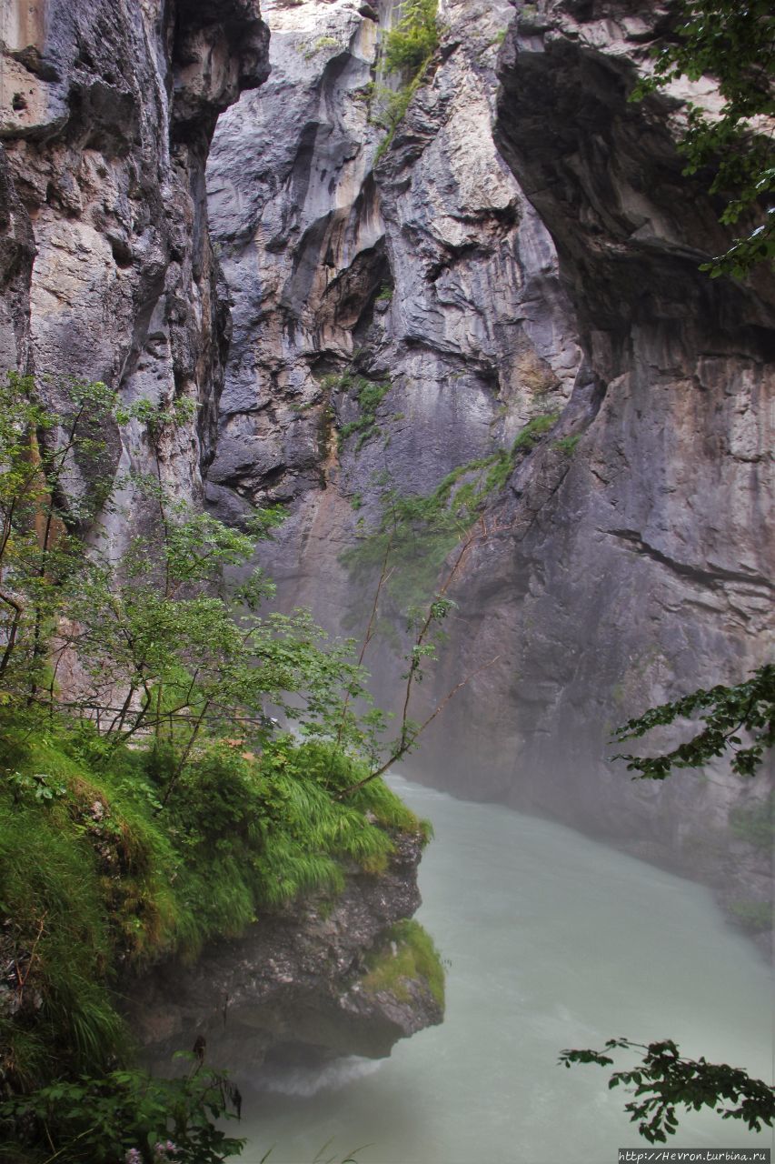 Ущелье реки Ааре Майринген, Швейцария