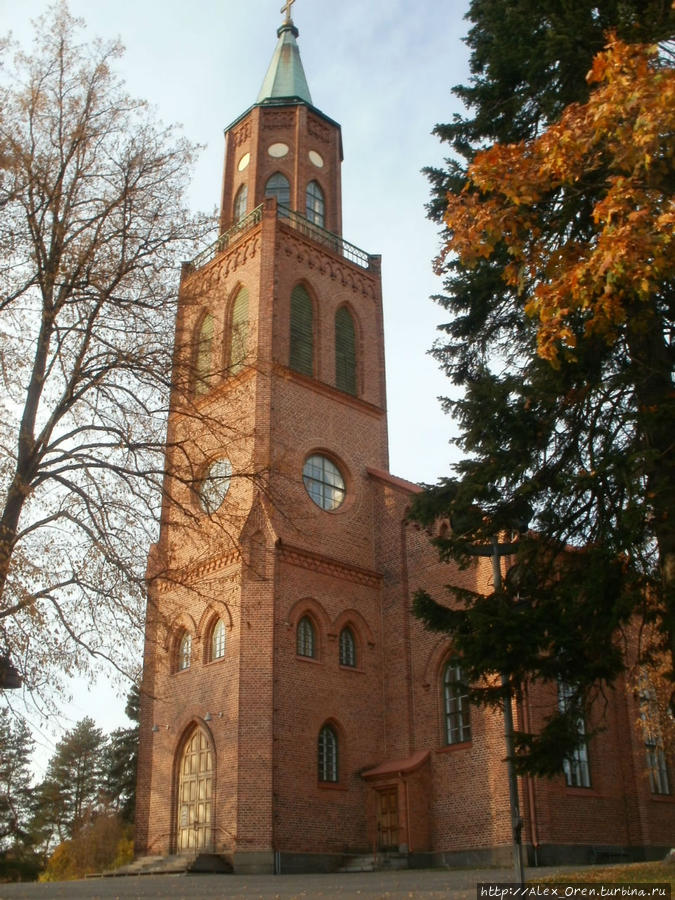 Собор Tuomiokirkko 1874-78 арх. Дальстрём Савонлинна, Финляндия