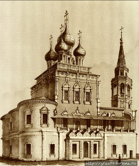 Церковь Воскресения Христова в Кадашах (фото из Интернета) Москва, Россия