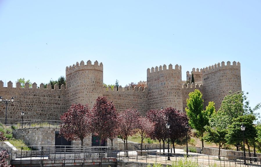 Крепость Авила днем Авила, Испания