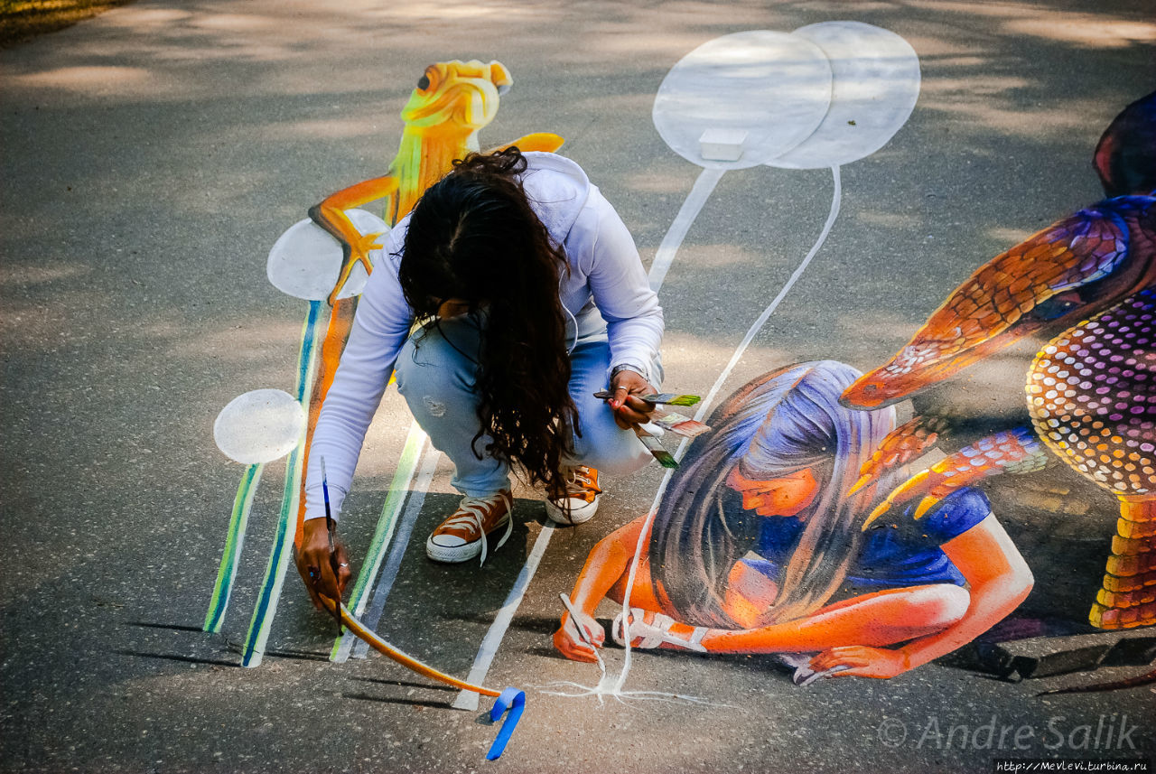 Создание рисунка Рига, Латвия