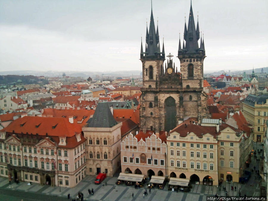 Обзорная площадка Страроместской Ратуши в Праге Прага, Чехия