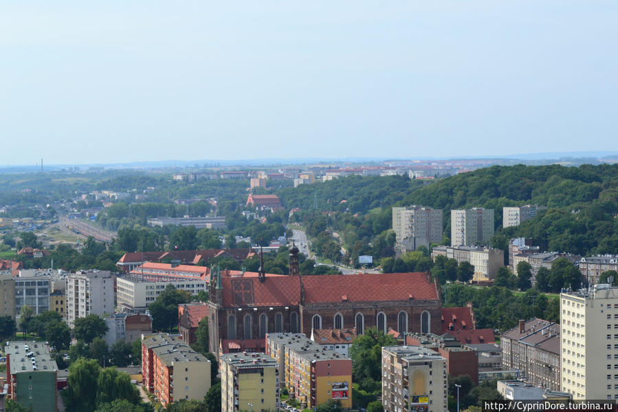 Башня Базилики в центре Старого города Гданьск, Польша