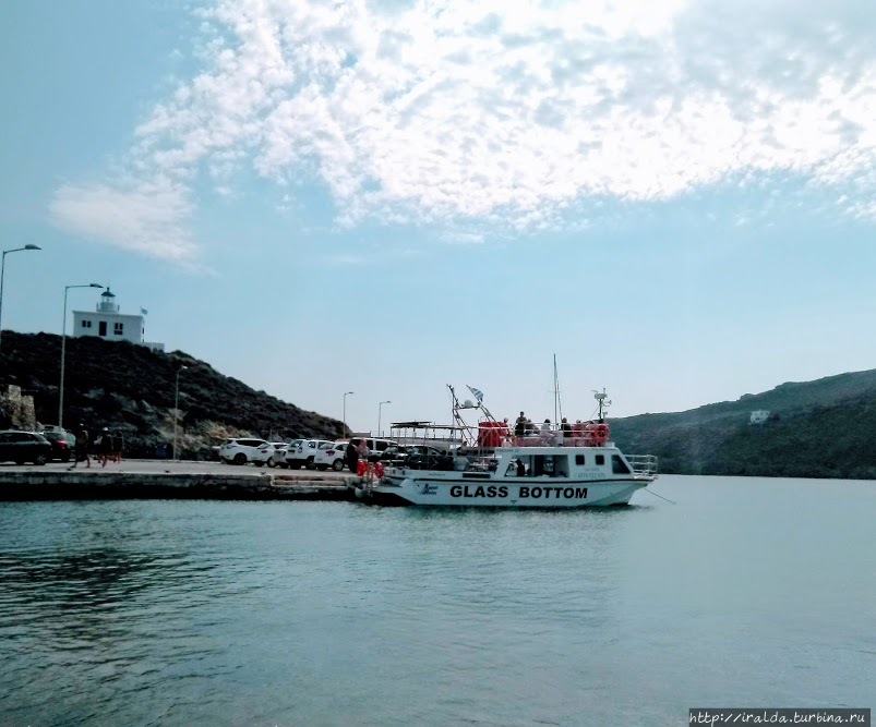 Отдых под Голубым флагом Остров Китира, Греция