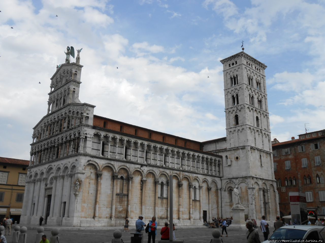 Исторический средневековый центр города Lucca Лукка, Италия