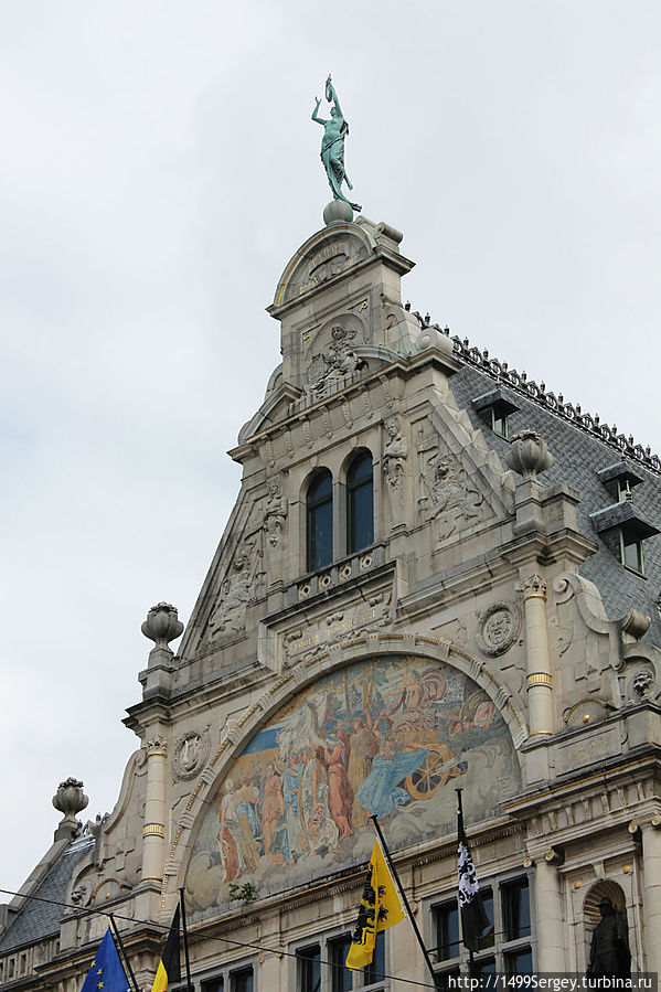 Мозаичный декор театра Апполон и музы на Парнасе Гент, Бельгия