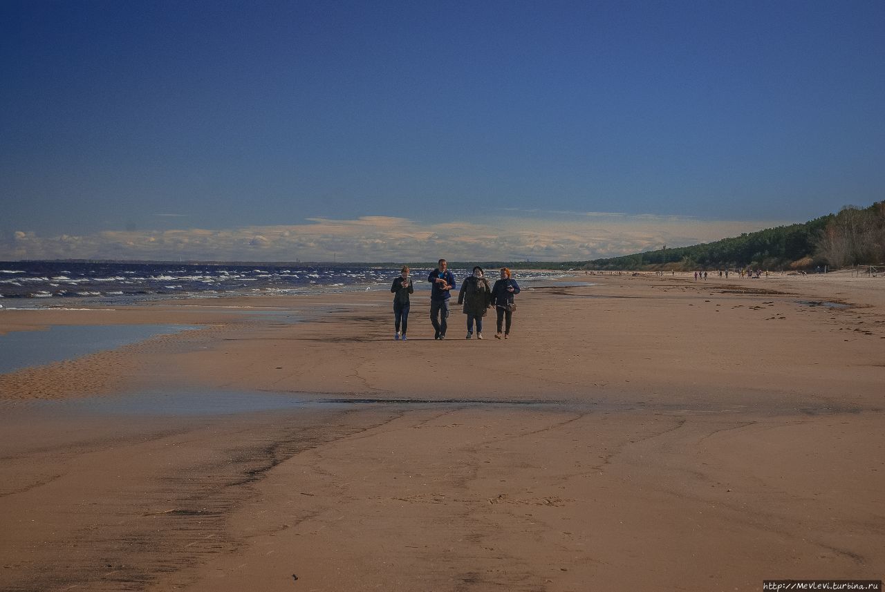 Апрель. Юрмала. Рижский залив Юрмала, Латвия