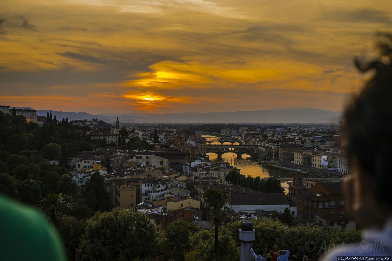 Площадь Микельанжело Флоренция, Италия