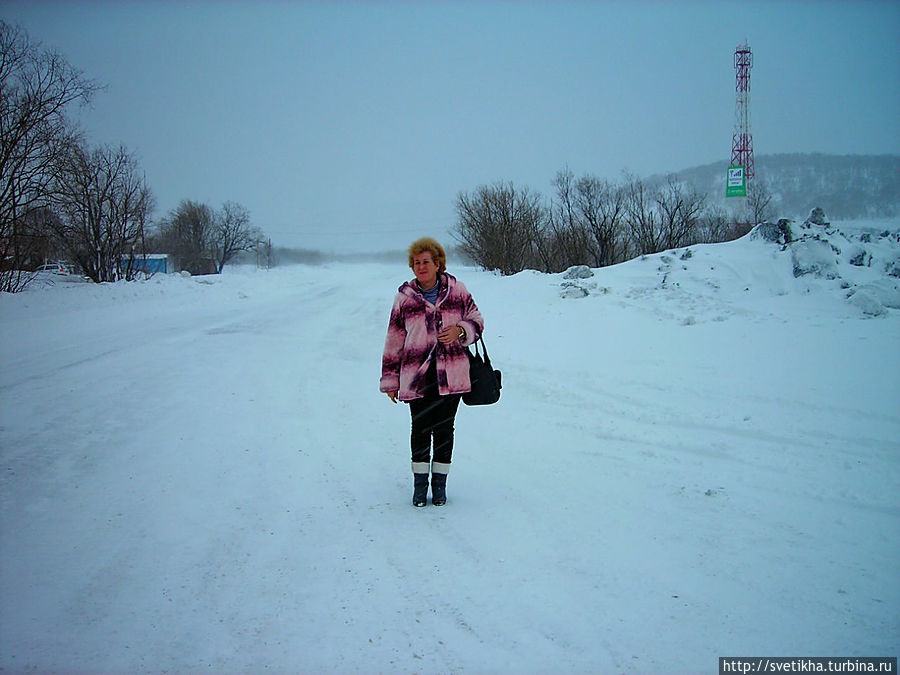 Пурга начинается, но мы проскочили....