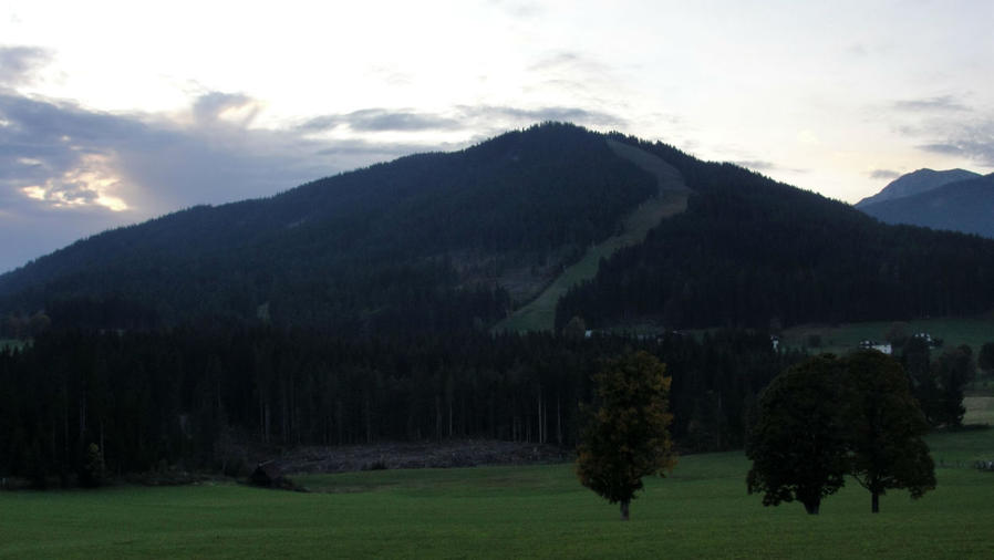 На этом холме Vorberg я побывал уже ранее Рамзау-ам-Дахштайн, Австрия