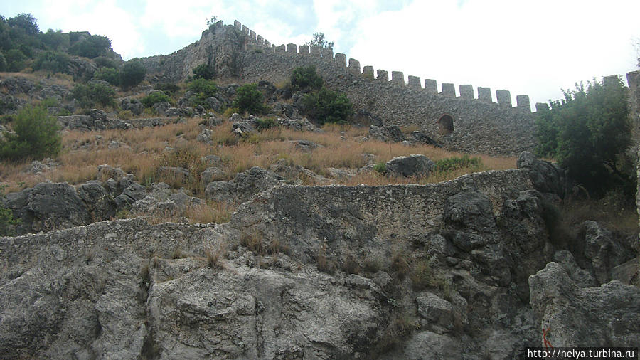 Средневековая крепость Алании
