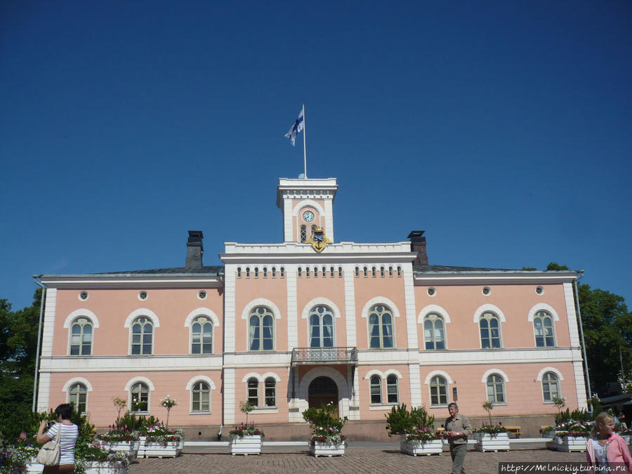 Маленький городок у берегов Финского залива Ловииса, Финляндия