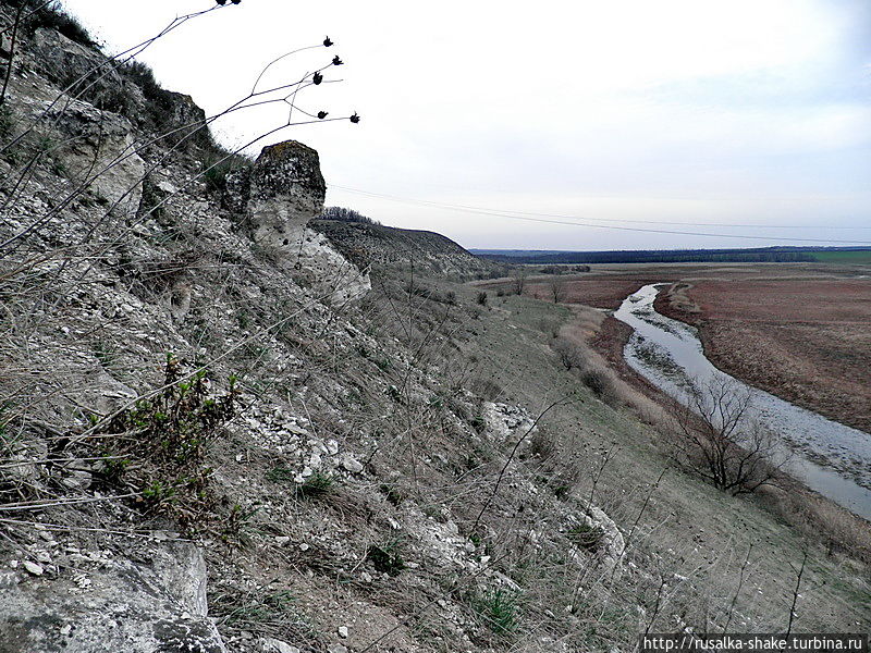 Меловые горы в донских степях Лысогорка, Россия