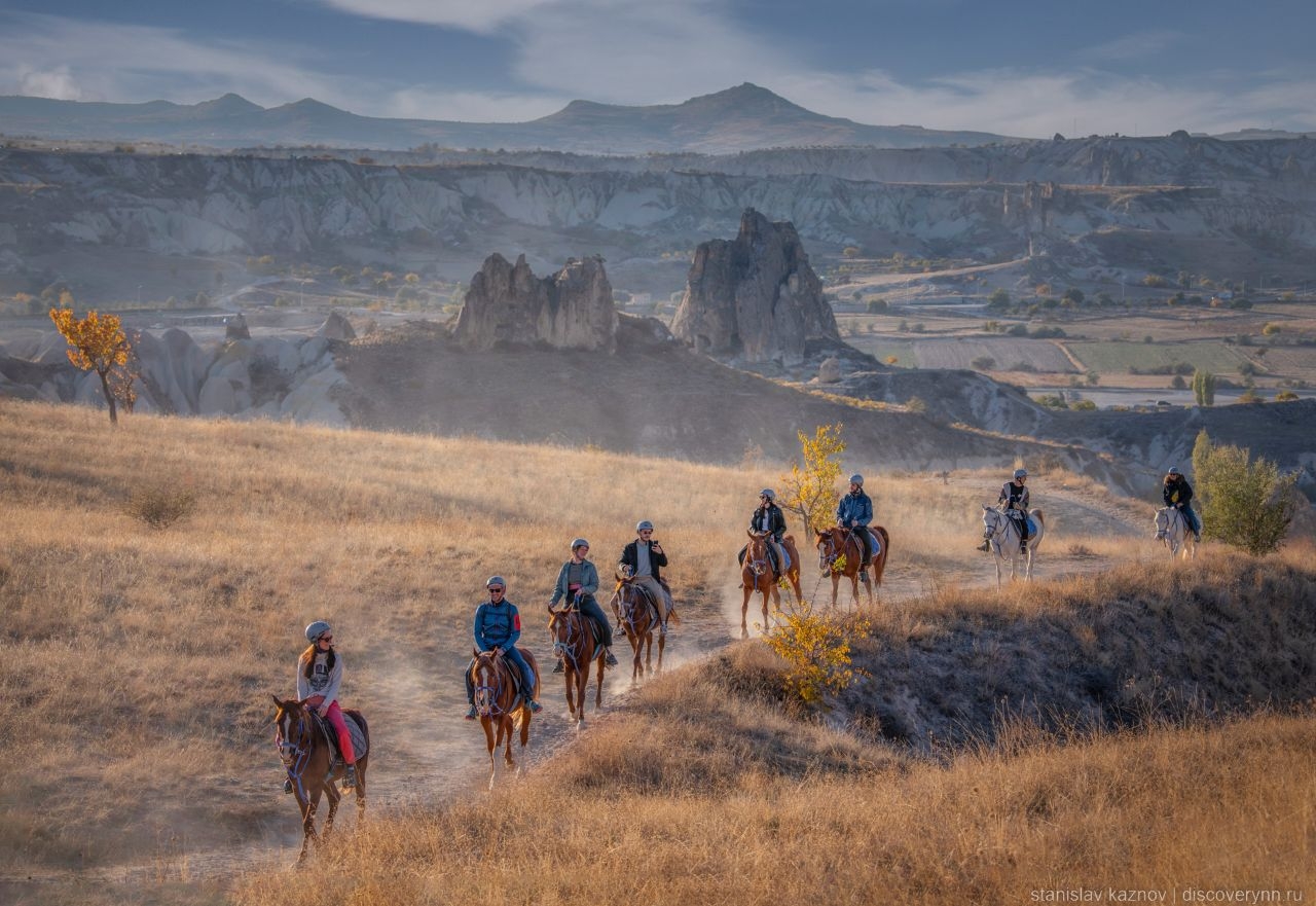 Прогулка на лошадках Каппадокия - Гереме Национальный Парк, Турция