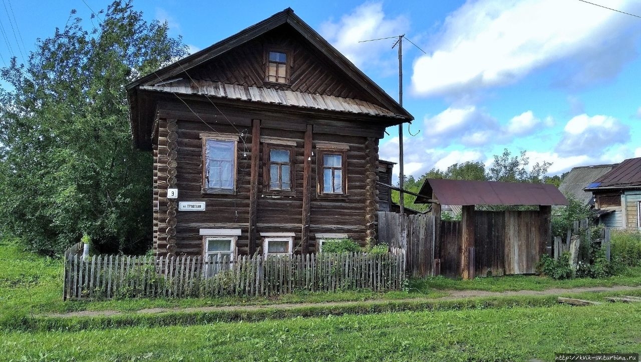 Старинный домик на улице Трудовая Уржум, Россия