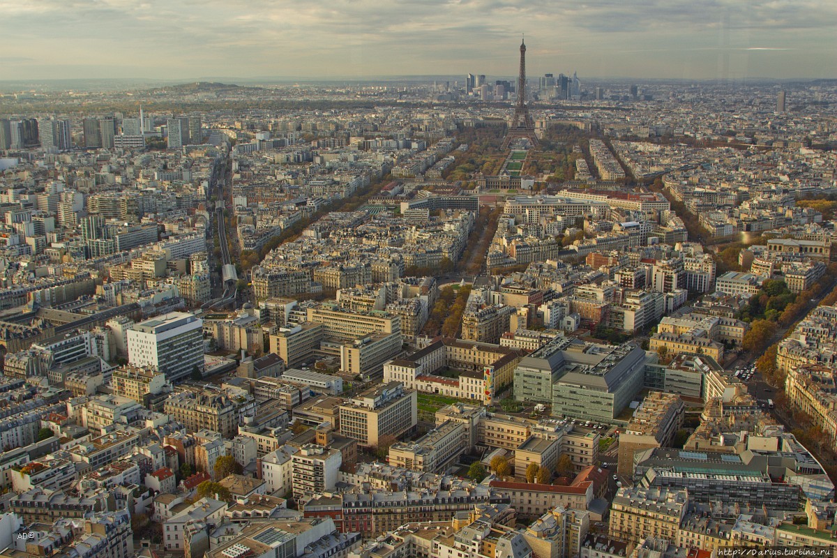 Париж 2018 — Виды с башни Монпарнас, общие виды Париж, Франция