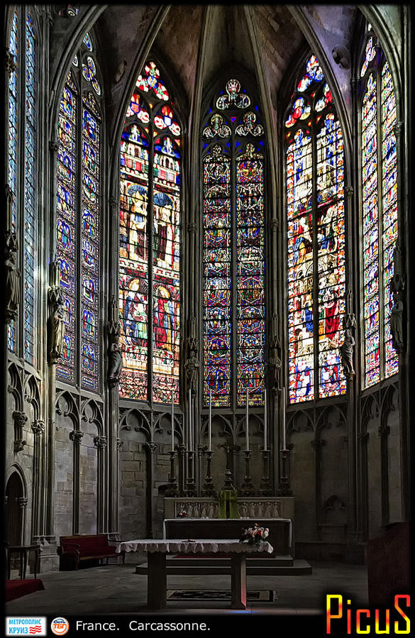 Базилика Святых Назария и Цельсия Каркассон, Франция
