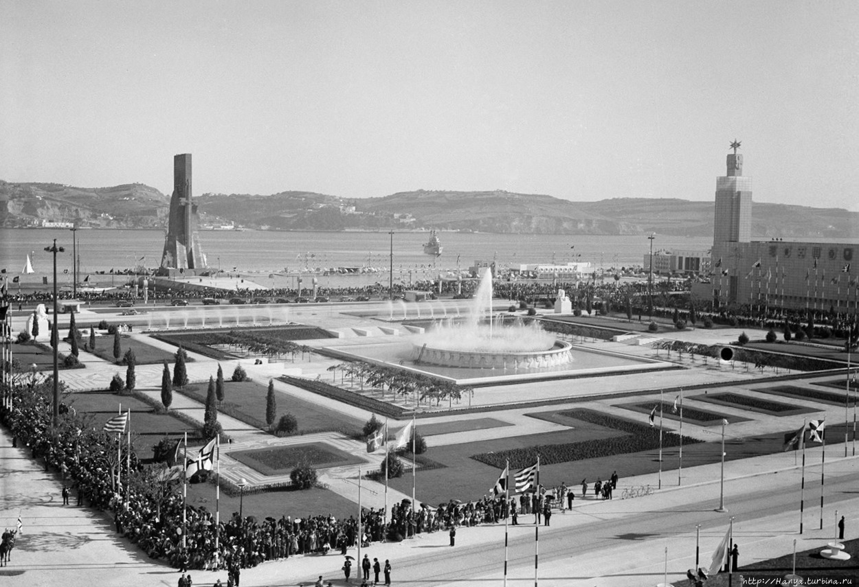Торжественное открытие выставки 1940 года. Из интернета Лиссабон, Португалия