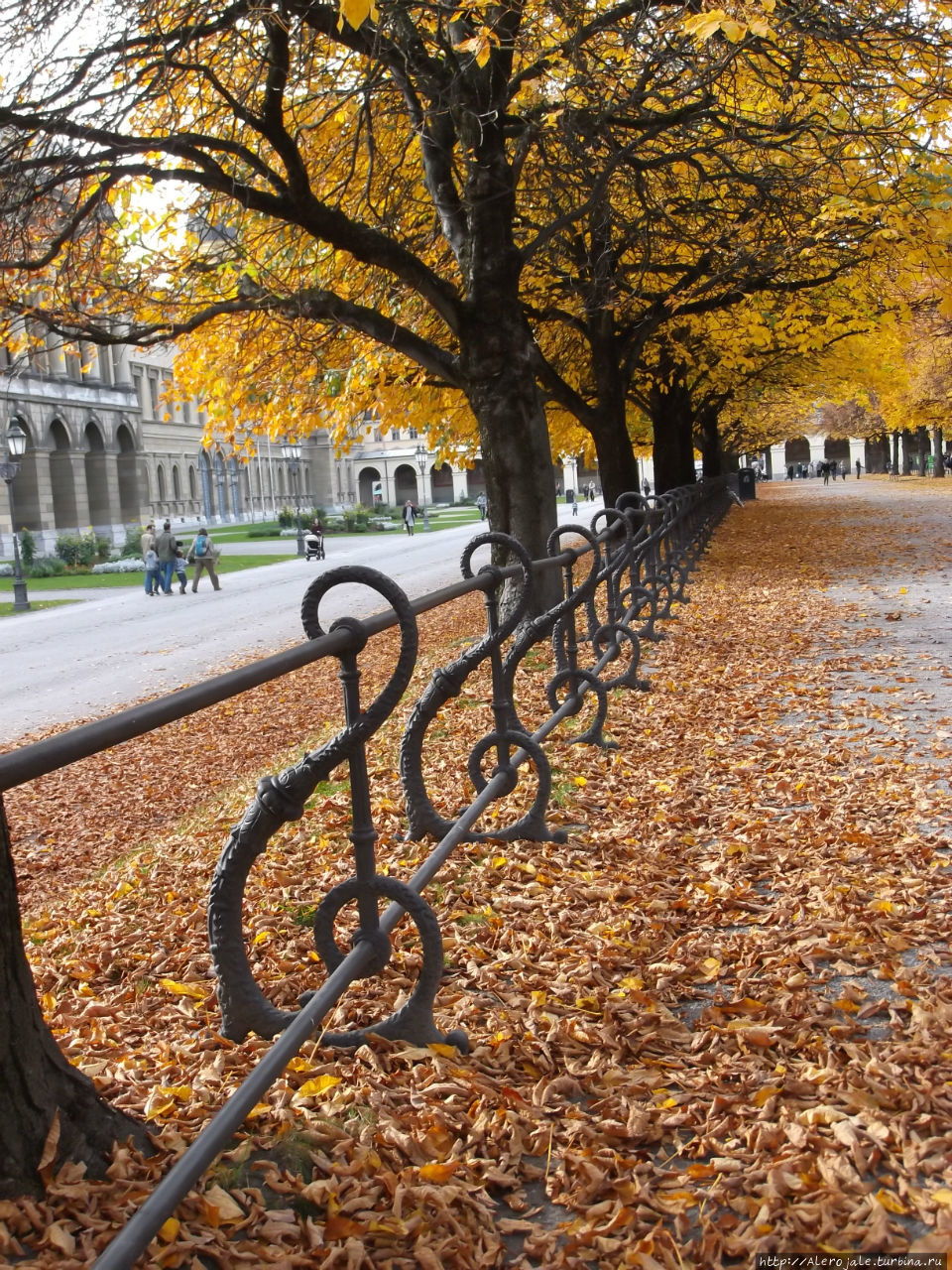 Осень в столице Баварии Мюнхен, Германия