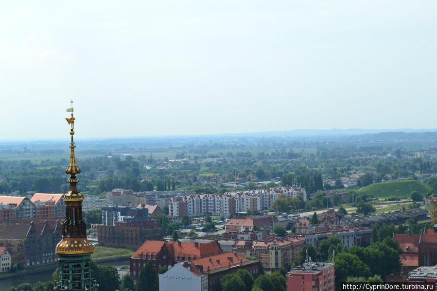 Башня Базилики в центре Старого города Гданьск, Польша