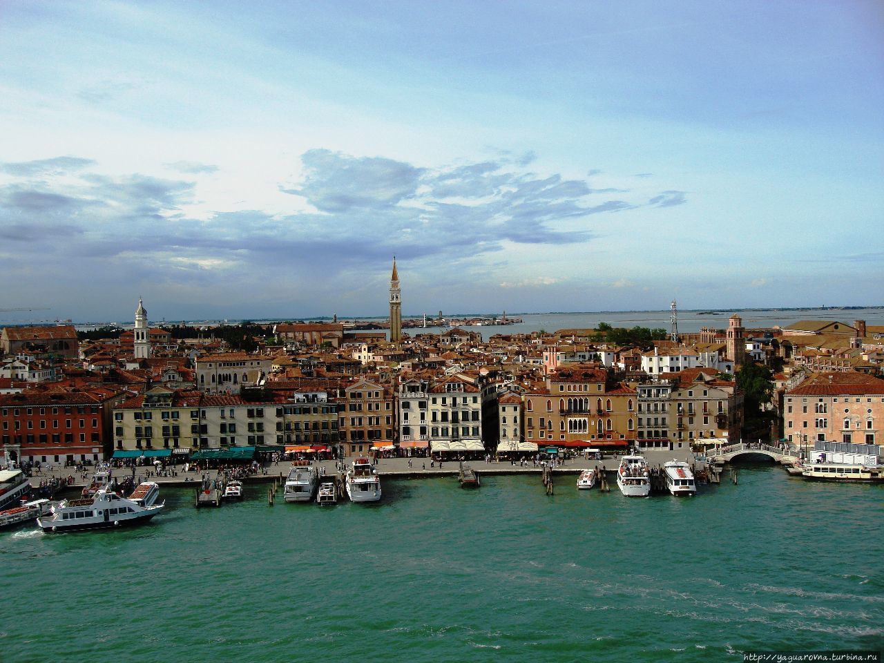 Венеция с борта Венеция, Италия
