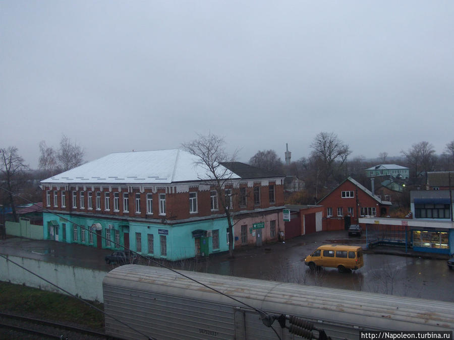 Город в тумане Ряжск, Россия