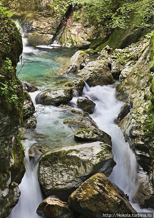 Толминское ущелье в Триглавском национальном парке Триглав Национальный Парк, Словения